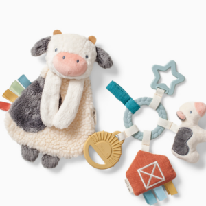 Plush Lovey & Teething Activity Toy Gift Set